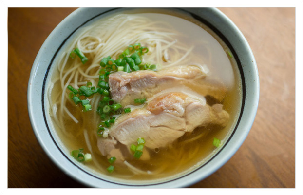 鶏ネギ塩にゅうめん｜ノドが痛くても食べられる食事レシピ